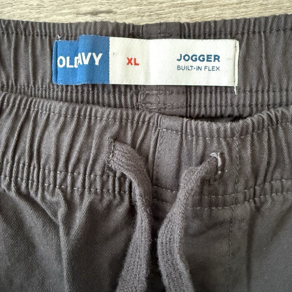 Old Navy Jogger Shorts Mens XL Gray Built-In Flex Pull-On Elastic Waist NEW - Picture 2 of 6